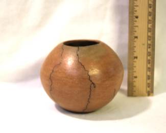 Bernadette Track Taos Pueblo Horse Hair Micaceous Pot