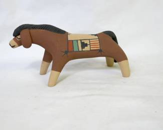 Clifford Kim Fragua Jemez Pueblo Clay Horse Storyteller