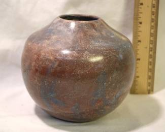 Mary Witkop Multicolor Cloud Fire Taos Pot