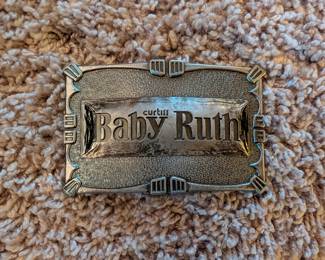 Baby Ruth Vintage Belt Buckle