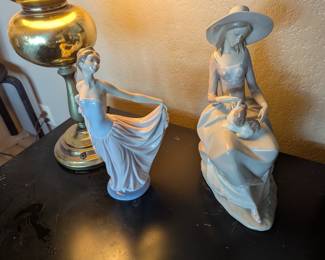 LLadros: The Ballerina and Girl with Spaniel