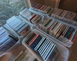 CD's, Cassettes, DVD's and LPs