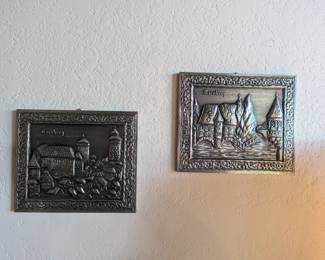 Pewter art - German scenes