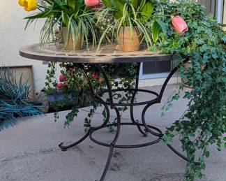 Outside patio table.