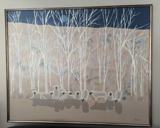 Sheep in the field by Stephan Kaye ?