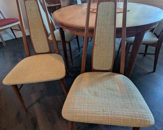 Original uphostered chairs (8)