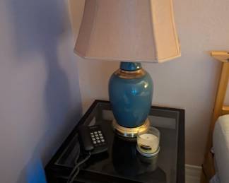 Brass base lamp