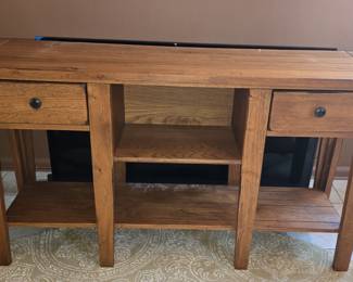 Wooden TV stand
