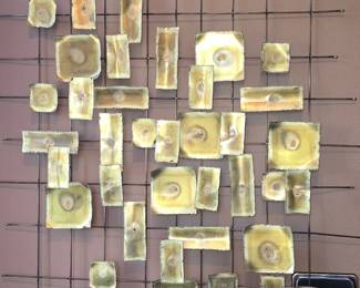 William deGroot Metal Brutalist Wall Sculpture