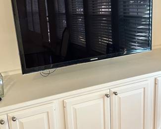 Large flat screen TV