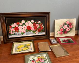 Beautiful original floral paintings 