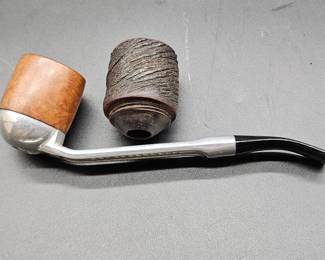 Vintage Briar Pipe & Replacement Bowl in Box
