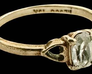 10K Gold Ring Size 4.5 