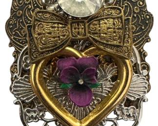 Jane Davis Signed Angel Brooch 