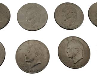 Eisenhower Dollar Coins 