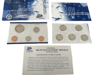 1999 Uncirculated Coin Sets 