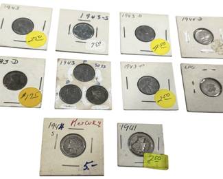 Collectible Pennies Dimes 