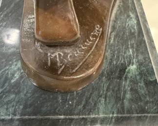 Bronze sculpture - Nude - by Marcel Bouraine