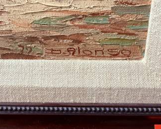 Oil painting - D. Alonso