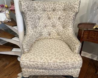 Modern wing chair