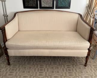 Sheraton style loveseat