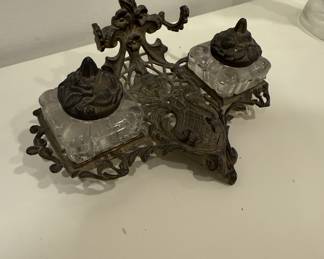 Antique inkwell