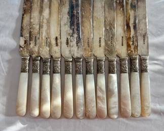 Antique pearl handle knives