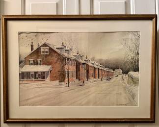 Signed James McGlynn watercolor