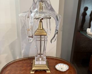 Vannes le Chatel art glass lamp