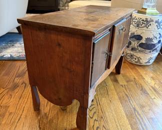 Miniature antique walnut sideboard - from Jean Liseter Du Pont (Austin) estate