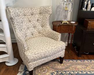 Modern wing chair