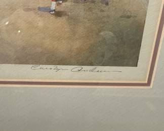 Signed Flower Market print - Carolyn Anderson