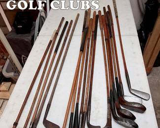 golf, antique, wooden