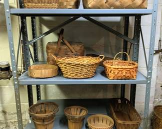 This is a sample of some of the baskets. There are 70+.