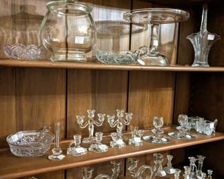 Vintage and antique glassware