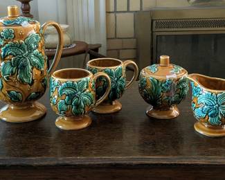 Mid-Century modern, Japan, Royal Sealy, seven-piece coffee/ tea set