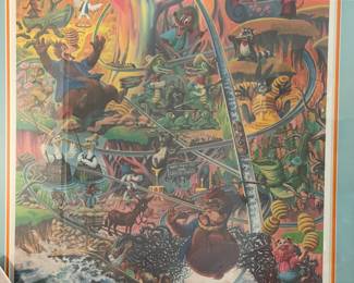 Vintage Splash Mountain Limited Litho