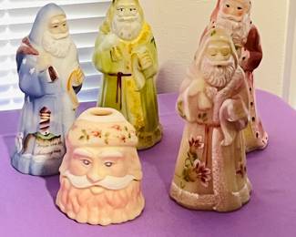 Rare Fenton Santa Clauses