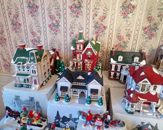 A selection of Department 56 Houses