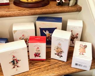 A selection of Hallmark Keepsake Ornaments