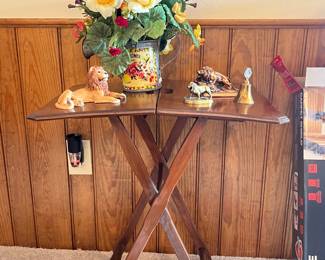 Folding Table W/ Lions