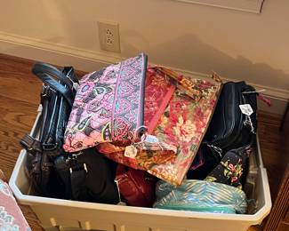 A selection of purses