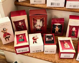 A selection of Hallmark Keepsake Ornaments