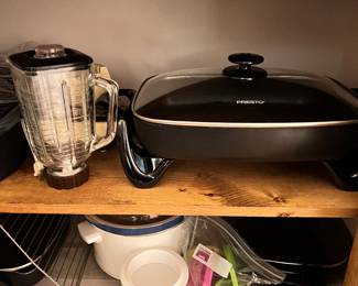 A selection of kitchen appliances