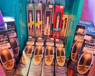 A selection of Window Candle Lights