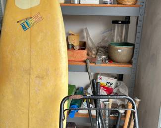 Garage Items, Golf Clubs, and Baseball Bats