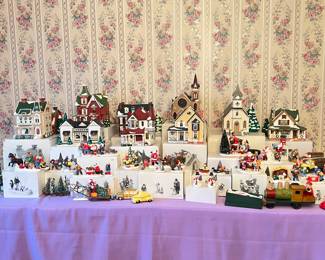 A selection of Department 56 Houses