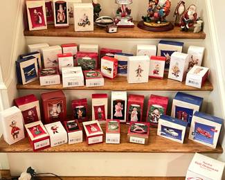 A selection of Hallmark Keepsake Ornaments
