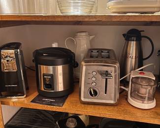 A selection of kitchen appliances