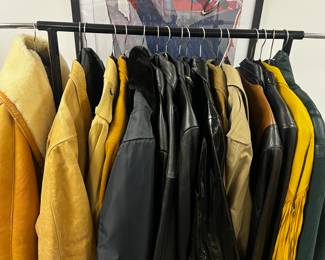 Outerwear- Leather + wool